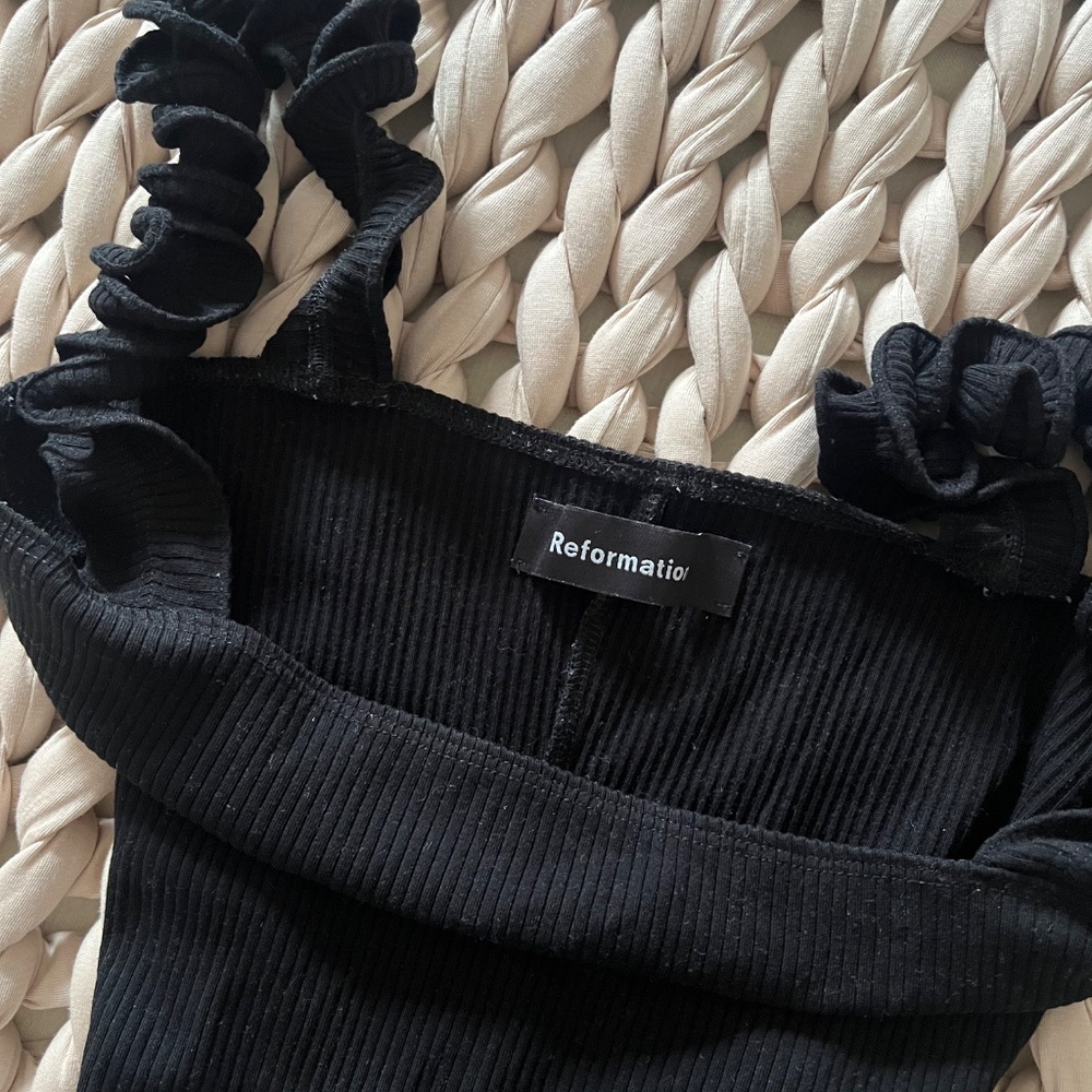 Reformation Hampton Ribbed Bodysuit - Picture 3 of 4